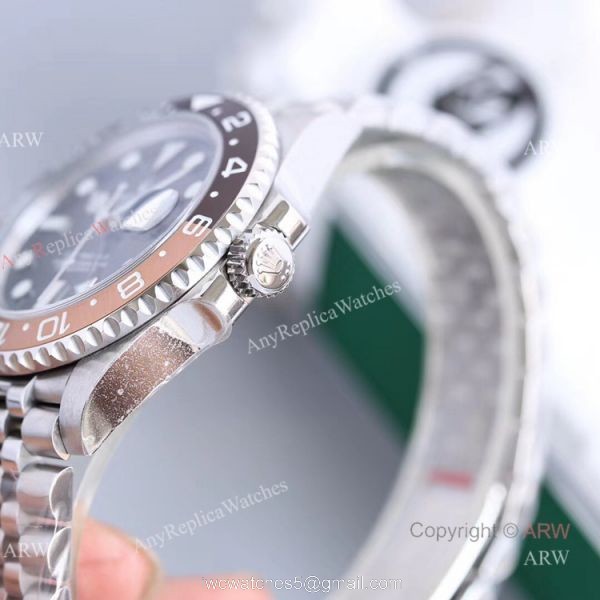 KS Factory Replica Rolex GMT Master II Swiss ETA Black Dial Watch Rolex 126710BLRO 2