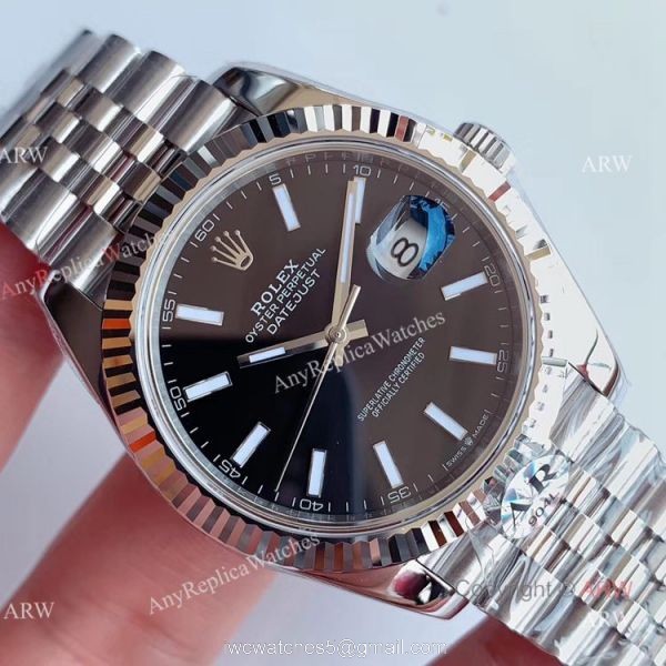 AR Factory V3 904L Rolex Datejust ii Black Dial 41mm Watch 2