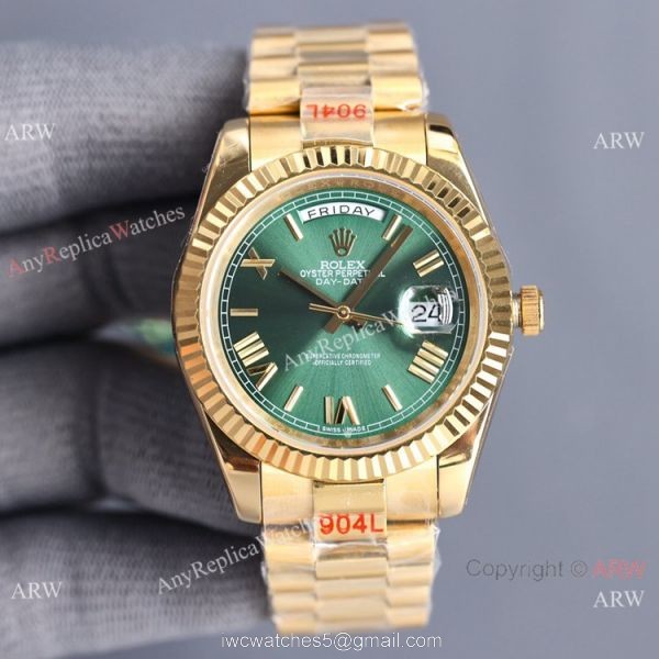 Swiss Quality Rolex Day Date 2 Citizen 8215 Gold Presidential Watch Super AAA Case 2