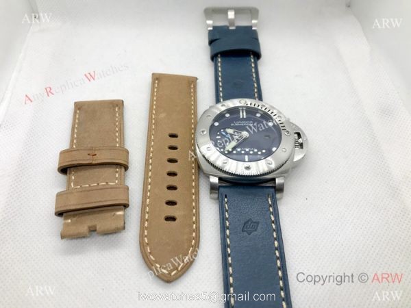 VS Factory Panerai Luminor Submersible PAM 692 Blue Dial Automatic Replica Watch 2