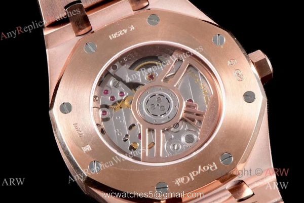 OM Factory New Upgraded AP Royal Oak Rose Gold Watch Audemars Piguet 11 Swiss Luxury Watches 2
