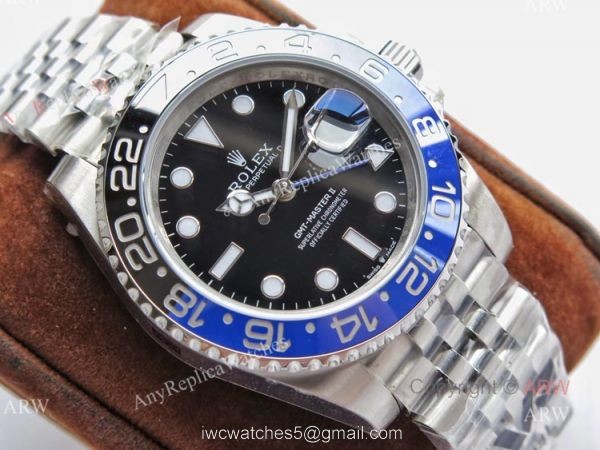 VR Factory Rolex GMT-Master ii Batman Best Replica Watches Swiss 3285 2