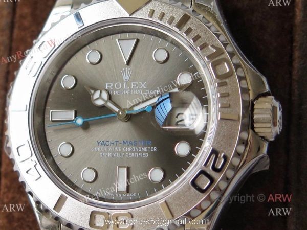 VR Factory Rolex Yacht Master Dark Rhodium Swiss Replia Watches 2
