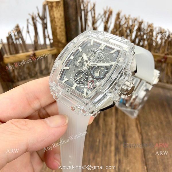 New Copy Hublot Spirit of Big Bang Transparent Watch Japan Grade Hublot Clear Watch 2