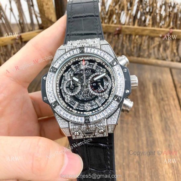 AAA Replica Hublot Big Bang Unico Sapphire Iced Out Watches 2