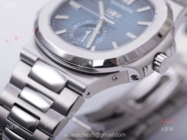 V9 Factory Swiss Patek Philippe AAA Watch Patek Philippe Nautilus 5726 Blue Dial Watches 2