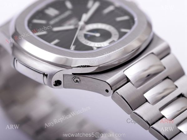 V9 Factory Replica Patek Philippe AAA Nautilus 5726 Gray Dial Moon Phase Watch 2