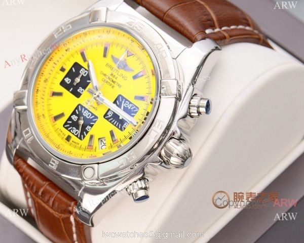 Breitling Yellow Face Limited Edition Watch New Replica Watch 2