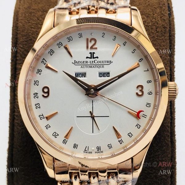 (JLF) New Jaeger-Lecoultre Master Ultra Thin Rose Gold Replica Watch For Men 2