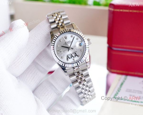 Clone Rolex Oyster Perpetual Datejust 31MM Watches Rose Gold 2