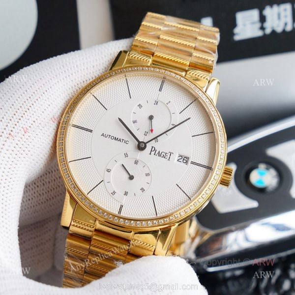 New Piaget Altiplano Diamond Yellow Gold Swiss Knockoff Watch 2