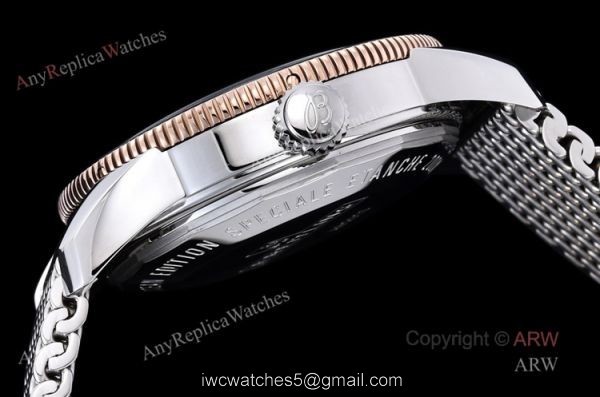 (GF) New Breitling Superocean Heritage ii 42mm Two Tone Black Replica Watches 2