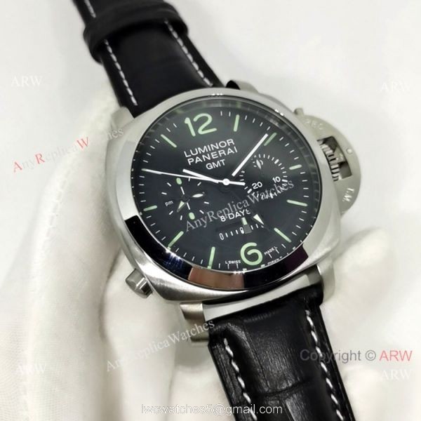 Stainless Steel Panerai Luminor GMT PAM00317 Copy Watches 2