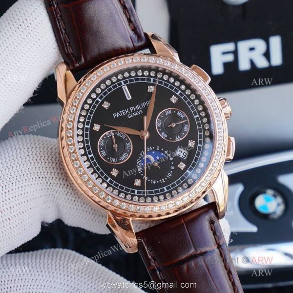 New Patek Philippe AAA Grand Complications Rose Gold Diamond Watch 2