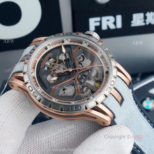 High Quality Replica Roger Dubuis Excalibur Hurac?n Rose Gold Limited Edition Watch 2