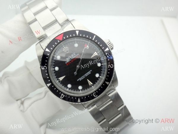 Vintage Replica Rolex Milgauss Stainless Steel Black Face Watch 2
