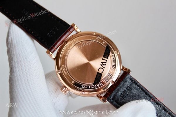High Quality Replica Rose Gold IWC Portofino Automatic Watch For Men 2