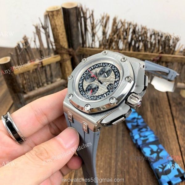 Replica Audemars Piguet Michael Schumacher Automatic Watch Gray Dial 2