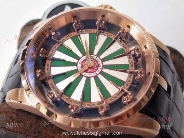 ZF Factory Roger Dubuis Knights Of The Round Table Replica Rose Gold Watch 45mm 2