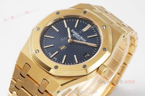 New 15202 Audemars Piguet Royal Oak 39mm Watch With Black Dial Swiss Made Replica 2