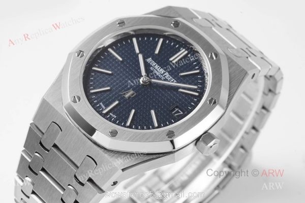New Audemars Piguet Watches Royal Oak Replica Audemars Piguet 15202 Smoked Blue Dial 39mm 2