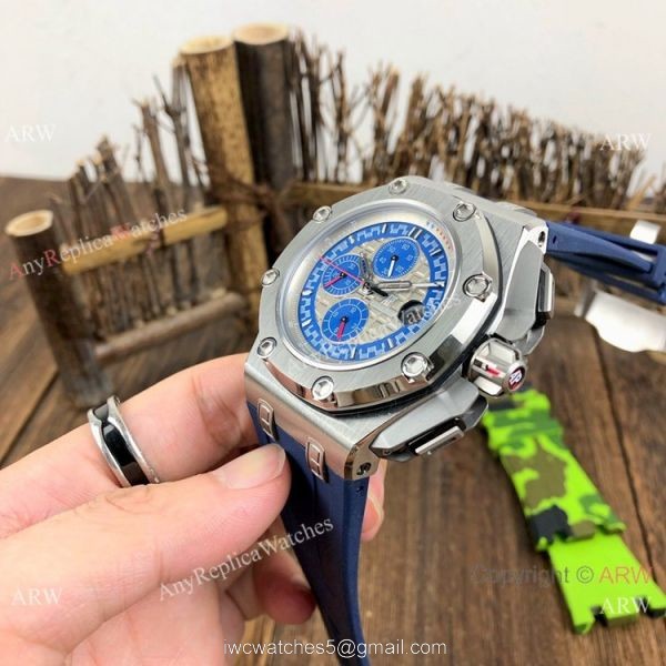 New Replica Audemars Piguet Michael Schumacher Watch Blue Dial Automatic 2