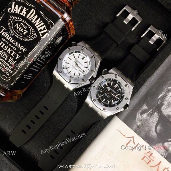 Copy Audemars Piguet Royal Oak Offshore Diver White Dial Watch Automatic 2