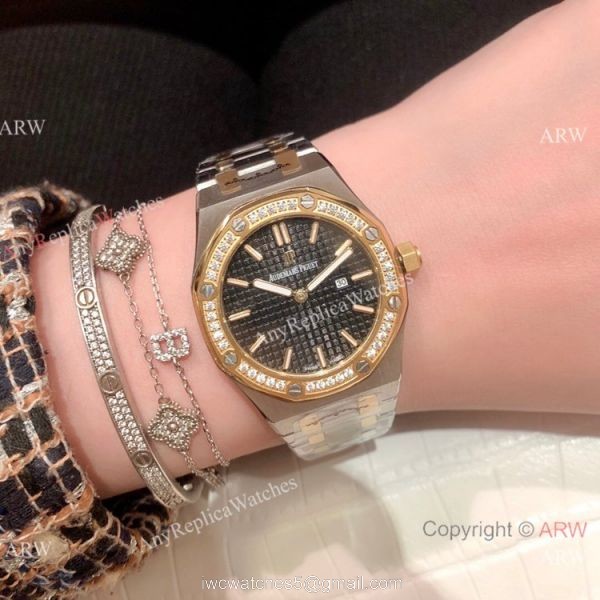 Copy Audemars Piguet Royal Oak Lady 33mm Watches Two Tone 2