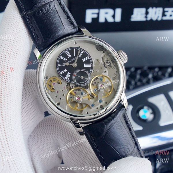 Replica Audemars Piguet Royal Millenary Rose Gold Skeleton Watches 2