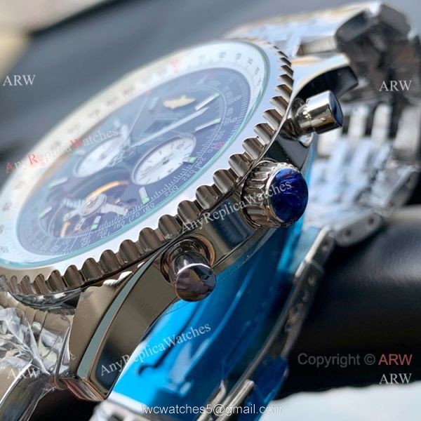 Copy Breitling Navitimer Tourbillon Black Dial Men Watch For Sale 2