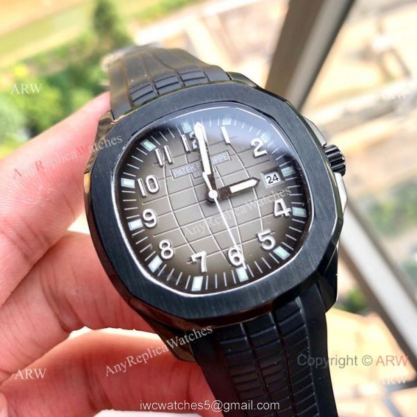 All Black Patek Philippe Aquanaut automatic Watches 39mm 2
