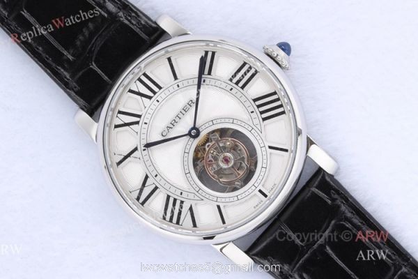 Best Version New Rotonde De Tourbillon Cartier Watch Copy For Men 40mm 2