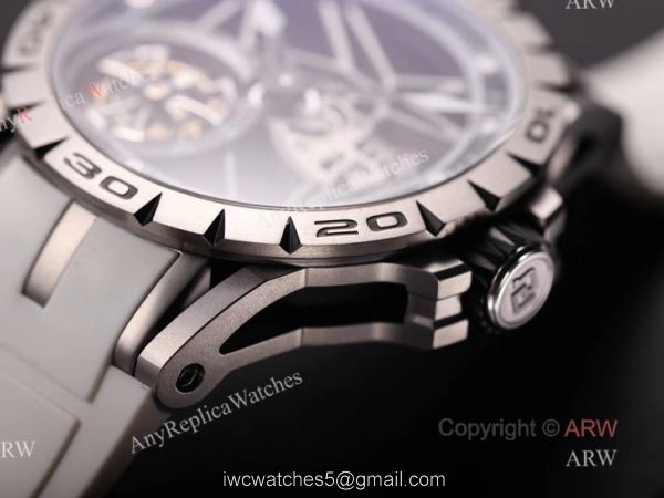 Swiss Copy Roger Dubuis Excalibur Spider Single Flying Tourbillon Watch 45mm 2