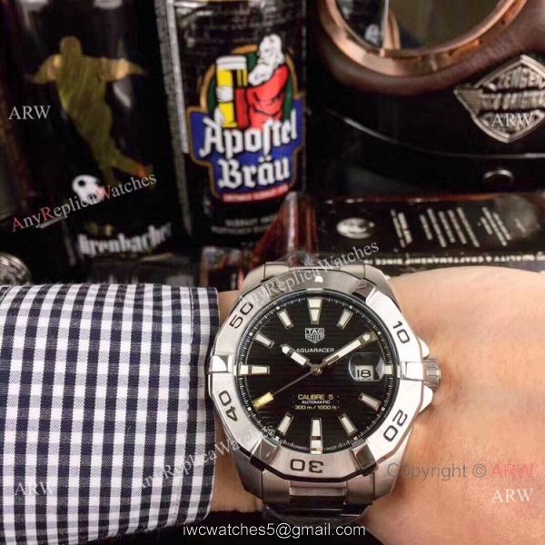 Tag Heuer Aquaracer Calibre 5 Stianless Steel Watches For Sale 2