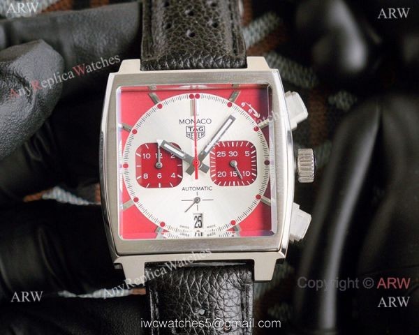 Best Copy Tag Heuer Monaco Chronograph Watch Gray Dial 39mm 2