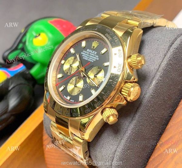 2020 NEW! Rolex Yellow Gold 116508 Paul Newman Men Watch 2