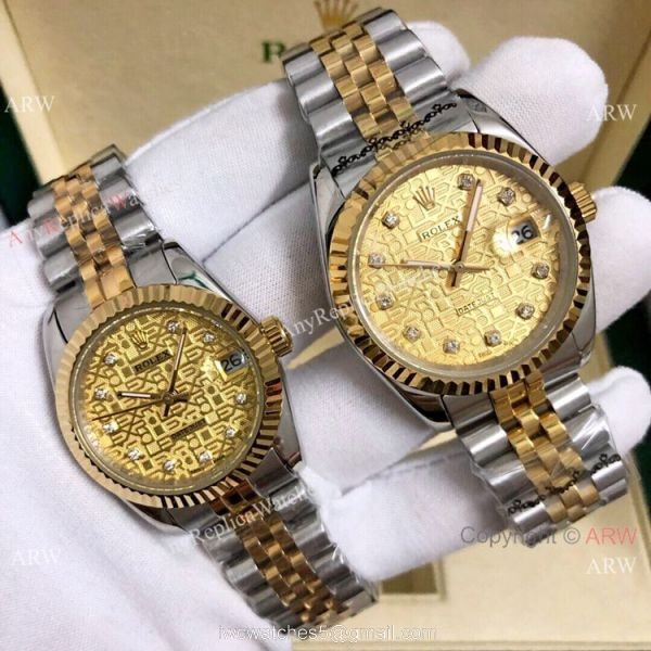 Low Price Rolex Datejust Jubilee Two Tone Lover Watch 36mm or 31mm 2