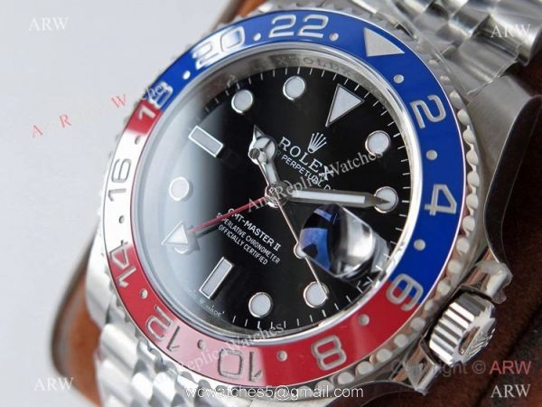 Super Clone Rolex GMT-Master II 126710blro VR 3186 Watch Pepsi Bezel 2