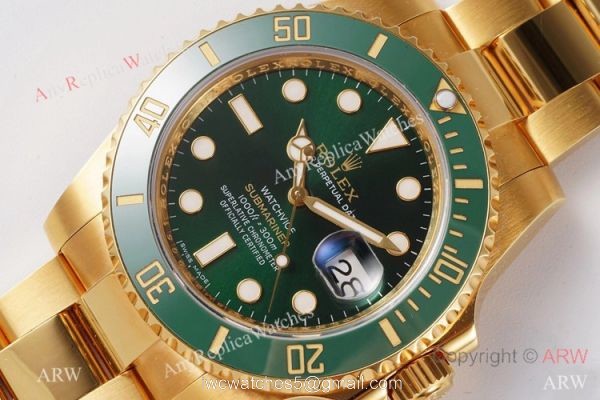 NEW! Rolex Submariner Watchvice 18k Yellow Gold Watch VR MAX Version 1:1 Best Edition 2