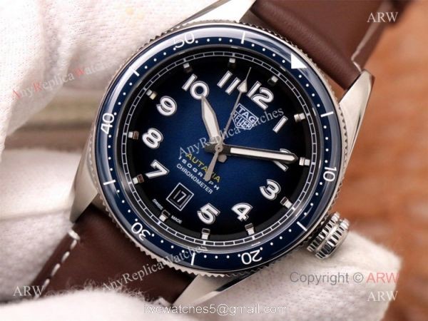 Swiss Replica Tag Heuer Autavia Isograph Automatic Watch With Dark Blue Dial 2