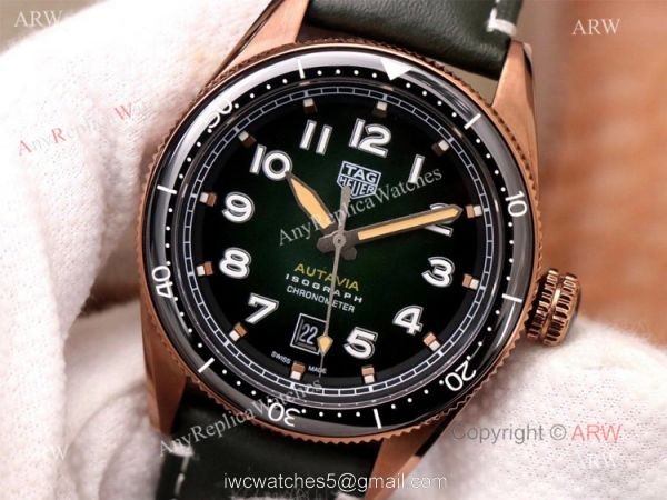 Best Tag Heuer Isograph 2020 Vintage Watches Replica With Dark Green Dial 2