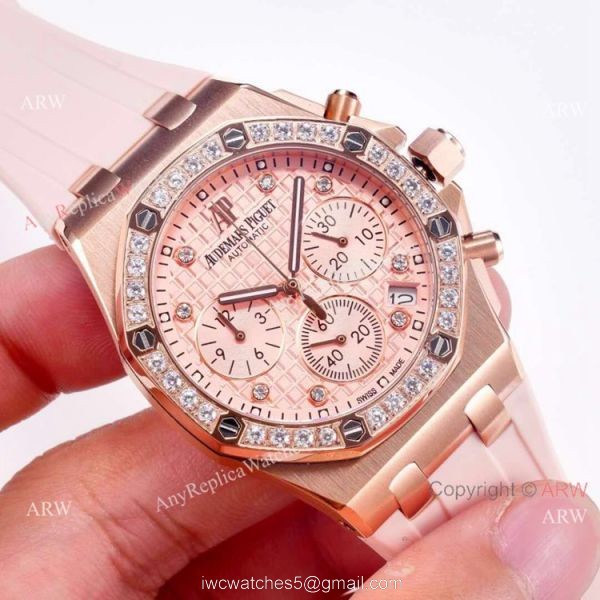 Audemars Piguet Royal Oak Offshore Watches Rose Gold Diamond 2