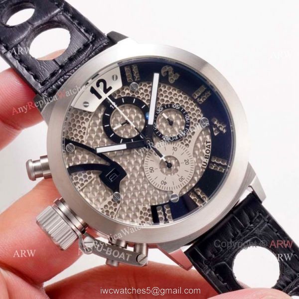 2020 NEW! U-Boat Classico U-8060 Replica Watches Stainelss Steel Chronograph 2