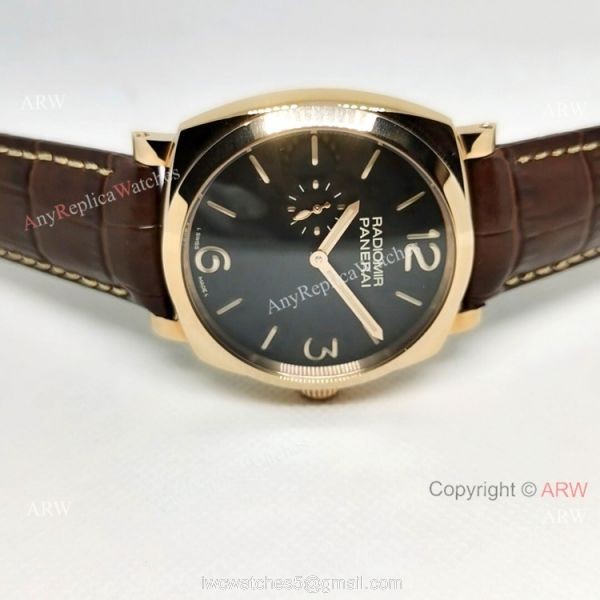 Panerai Radiomir PAM 513 Replica Watch Rose Gold 44mm 2