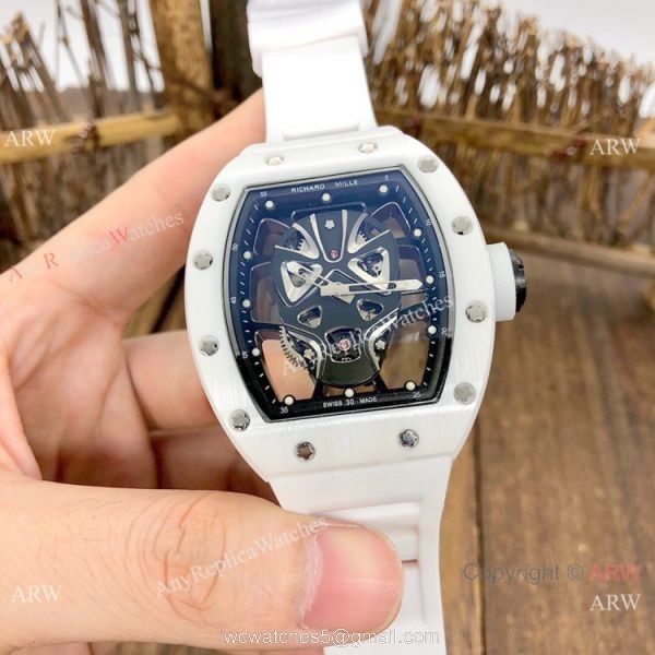 NEW! Copy Richard Mille RM52-06 Tourbillon Mask Watches Ceramic Case 2