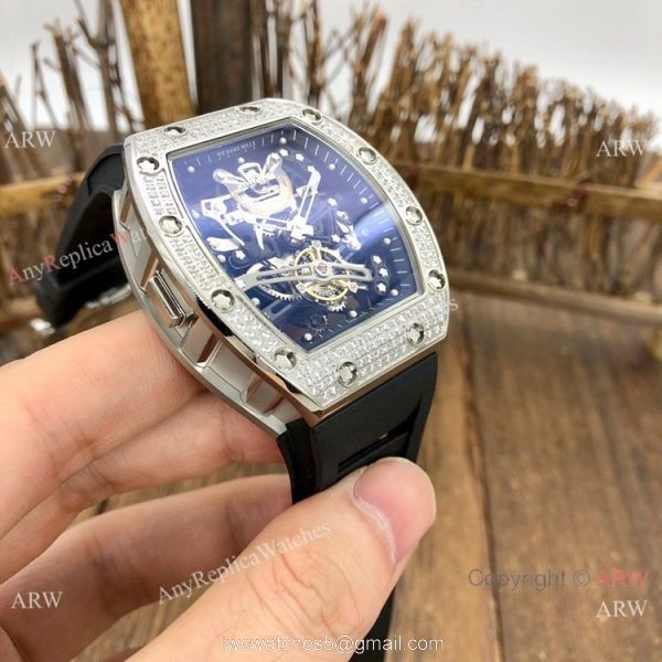AAA Copy Richard Mille Bubba Watson RM38-01 Men Watch SS Diamond 2