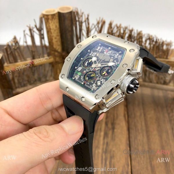 Japan Grade Copy Richard Mille RM11-03 SS Chronograph Watch 2