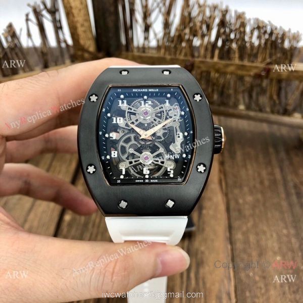Swiss Quality Copy Richard Mille RM17-01 Black Ceramic Watches 2
