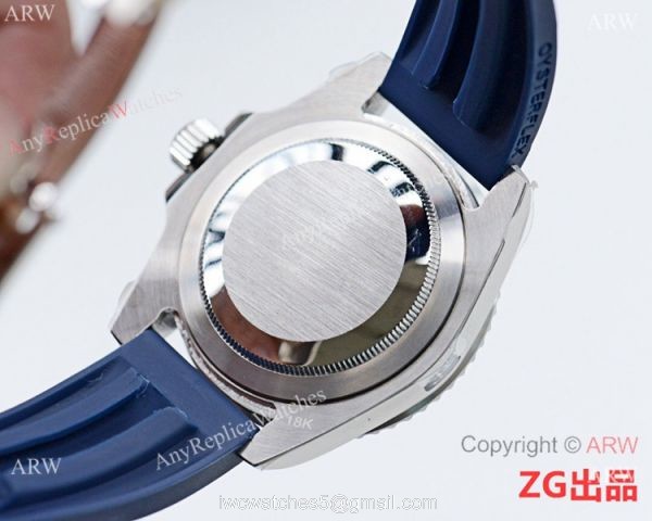Best Quality Rolex Submariner Blue Rubber Strap Blue Dial Watch 2