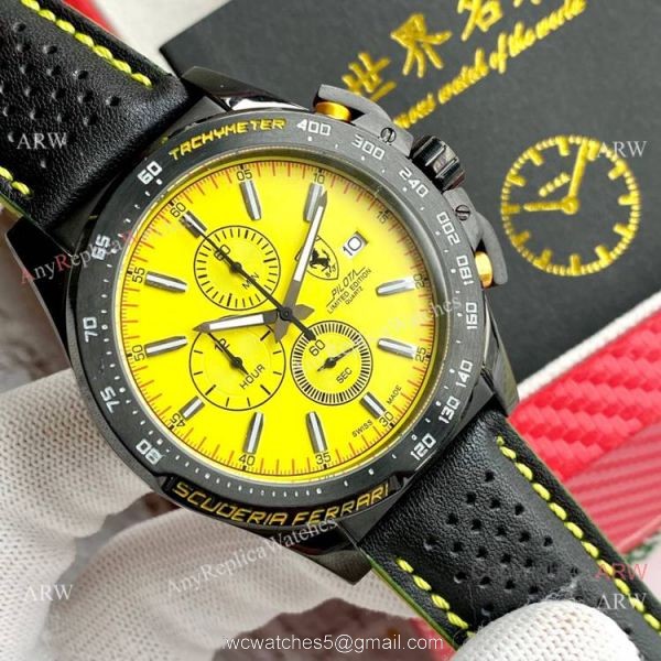 High Quality Copy Ferrari Pilota Chronograph watches 2